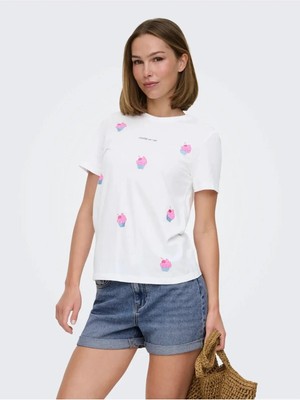 Only Kıta Regular Fit Kadın Tişört 15368885