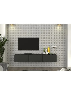 Vivense Cercei Tv Ünitesi, Antrasit, 180 cm