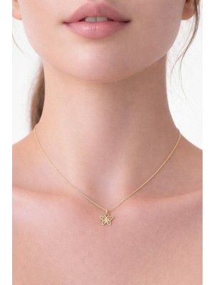 Atalya Accessory Kelebek Minimal Kadın Kolye-Kararmaz