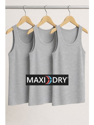 Maxi-Dry 3'lü Aşırı Terleme Önleyici Erkek Atlet, Çift Katmanlı, Islaklık Sızdırmaz, Nefes Alabilen Iç Giyim