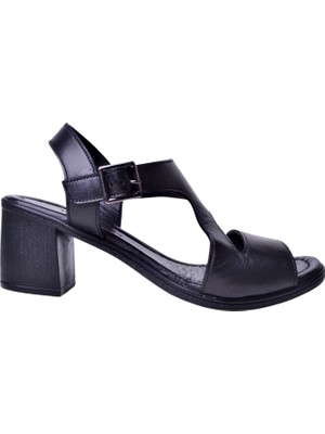 İskarpin Femi 489 Kadın Deri Topuklu Sandalet