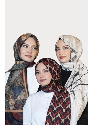Afvente Mermer,Paisley,Geometrik Desen Soft Pamuk Şal 3 Al 2 Öde