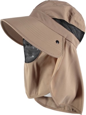 morstore Yüz ve Ense Korumalı Fötr Şapka