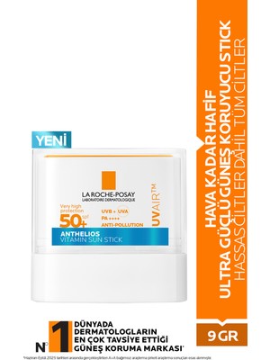 La Roche-Posay Anthelios Uv Air SPF50+ Ultra Güçlü Stick Güneş Koruyucu 10 Ml/ 9gr