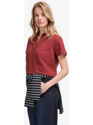 U.s. Polo Assn. Kadın Vişne Tişört Basic 50323447-VR223