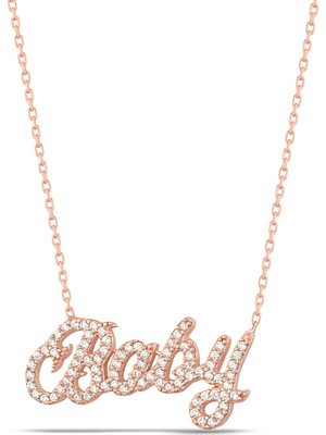 PremiumPort Şık Kadın Rose Kaplama Baby Kolye, Zarif ve Modern Takı Seçeneği