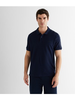Gant Erkek Lacivert Regular Fit Logolu Polo