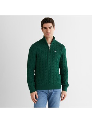 Gant Erkek Yeşil Regular Fit Kazak