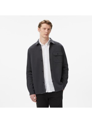 Nautica Erkek Gri Regular Fit Gömlek