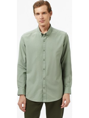 Nautica Erkek Yeşil Classic Fit Gömlek
