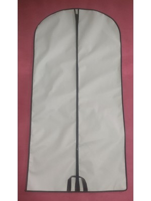 PremiumPort Gri Kaban ve Tunik Için Taşıma ve Koruma Kılıfı, 64X130 cm