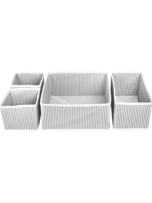 PremiumPort Şık 4'lü Çekmece Düzenleyici ile Evimde Düzen ve Güzellik