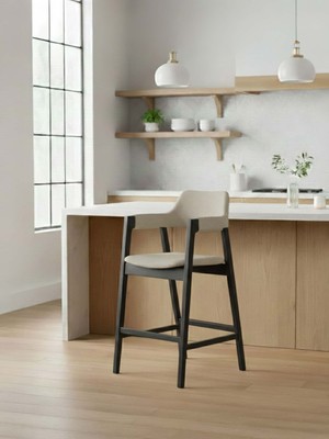 Gazzini Furniture Vector Ahşap Bar Sandalyesi