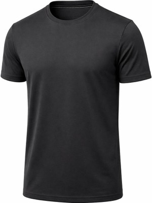 Plus Scorpion Erkek Basic Tişört %100 Pamuk Likralı Slim Fit Bisiklet Yaka Esnek Kumaş