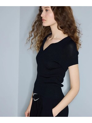 İpekyol Polo Yaka Ribanalı Triko IS1260050115001