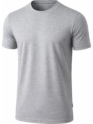 Plus Scorpion Erkek Basic Tişört %100 Pamuk Likralı Slim Fit Bisiklet Yaka Esnek Kumaş