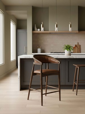 Gazzini Furniture Gazel Ahşap Bar Sandalyesi