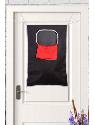 PremiumPort Kapı Arkası Fermuarlı Çamaşır Sepeti, Dolap Içi Düzenleyici