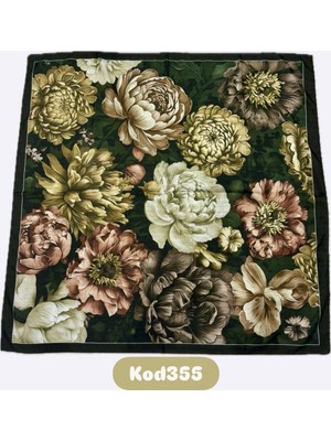 Şakayık Desen Soft Eşarp