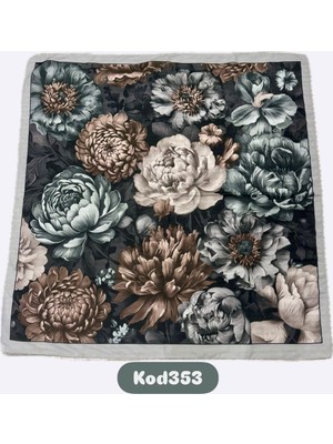 Şakayık Desen Soft Eşarp