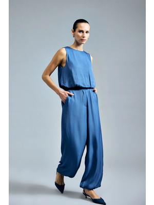 Sateen Colin Pantolon - Indigo