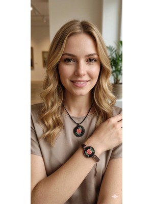 Sanatçı Yuvası Kadın Kooperatifi Doğal Taş Mozaik Kolye ve Bileklik