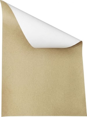 Esila Kağıtçılık Ekstra 100 x 150 cm Lüks Krome Çeyiz Paket Ambalaj Kağıdı Önü Beyaz Arkası Gri 20 Adet