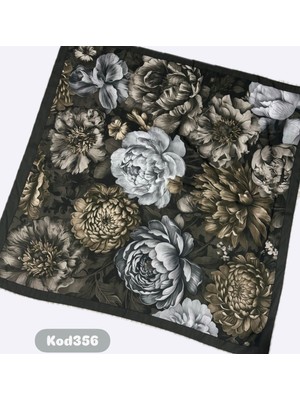 Şakayık Desen Soft Eşarp