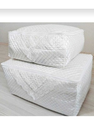 PremiumPort Şık Çeyizlik Hurç ve Bohça Seti, Gelin ve Damat Için Organizer