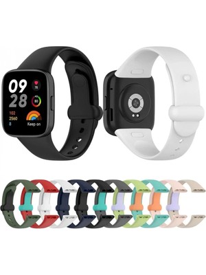 Pileli Store Newface Xiaomi Redmi Watch 3 Origin Silikon Kordon - Bej