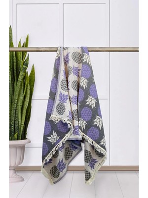 Ellia Soft Müslin Peştamal Havlu %100 Pamuk Plaj Havlusu Yumuşak Doku Banyo Havlusu 90X170 cm