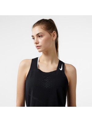 Nike Dri-Fıt Adv Aeroswift Kadın Yarış Atleti Siyah | DM7551-010