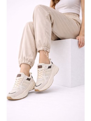 Slipcat Unısex Kalın Tabanlı Bağcıklı Rahat Sneaker Spor Ayakkabı –nefes Alabilen Yapı, Şık Trend Model