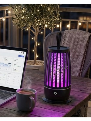 GIGA Elektrikli Böcek Öldürücü Uv Mor Işık Sessiz Çalışma Gece Lambalı Güvenli Kullanım