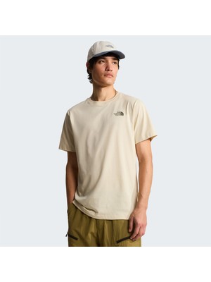 The North Face Monte Regular Short Sleeve Graphic Erkek Bej T-Shirt.-