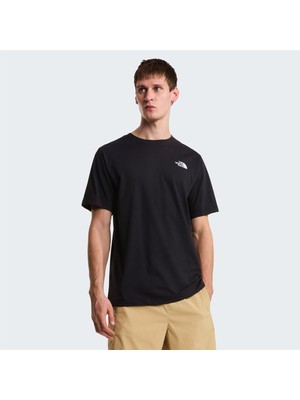 The North Face Monte Regular Short Sleeve Graphic Erkek Siyah T-Shirt.-