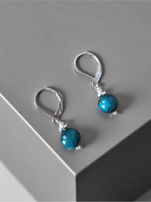 Home Mavi Kaplan gözü Çelik Küpe