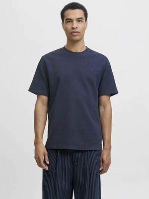 Jack & Jones Jack Jones Blaleo Structure Regular Fit Erkek Tişört 12294823