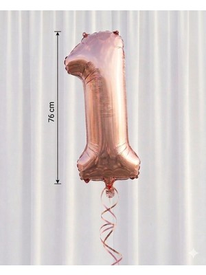 Çavuş E-Ticaret 1 Rakam Folyo Balon Rosegold