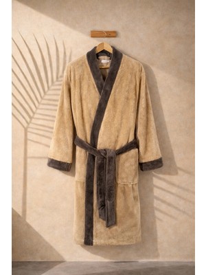 Ellia Soft Winter Erkek Wellsoft Peluş Sabahlık