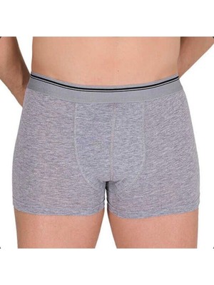 6'lı Berrak Erkek Likralı Pamuklu Boxer Karışık Renk - 1097