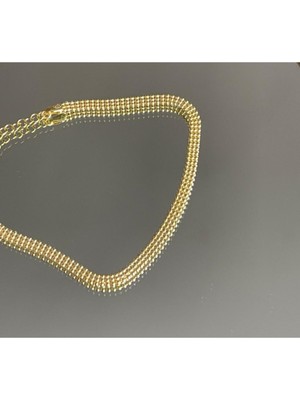 Wind Silver 925 Ayar Gümüş Gold Bileklik