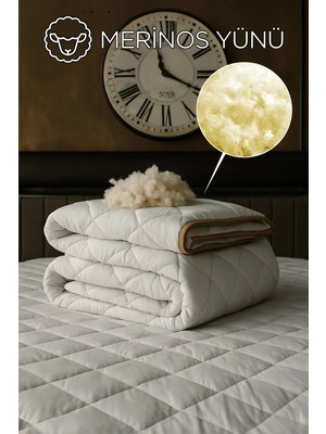 Battal Boy Kuzu Yünü %100 Doğal Yorgan | Özel Çantalı Organik Merinos Yün Yorgan