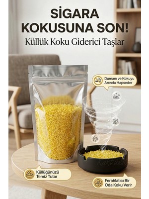 KaktüsKedi Sigara Dumanı Koku Giderici Taş, Hoş Kokulu Koku Önleyici 500 Gram