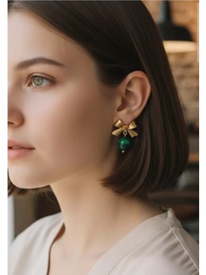 Home Malakit Taşı Fiyonk Çelik Küpe