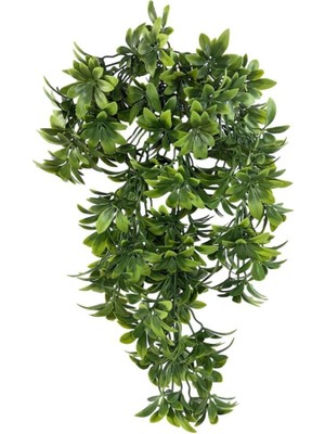Yapay Çiçek Dev Sarkan Defne Buketi Yeşil Dekoratif Sarkan Çiçek Güneşe Dayanıklı Uv Katkılı 60*35