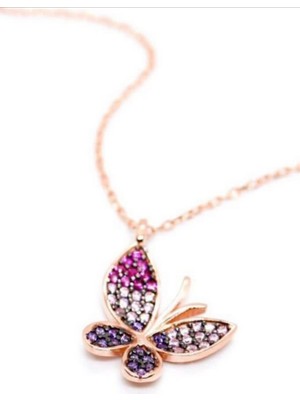 PremiumPort Renk Değiştiren 925 Ayar Gümüş Kolye, Şık ve Özgün Tasarım