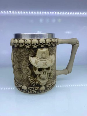 TeknoKapsül Kovboy Kuru Kafa Çelik Kupa Kod 2005