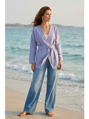 Pastelastore Kadın Kuşaklı Kimono 1177