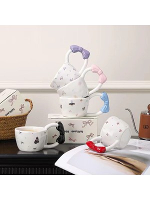 TeknoKapsül Kurdele Saplı Seramik Kupa Bardak